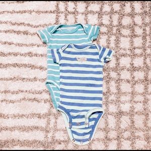 2pk newborn Carter onesies